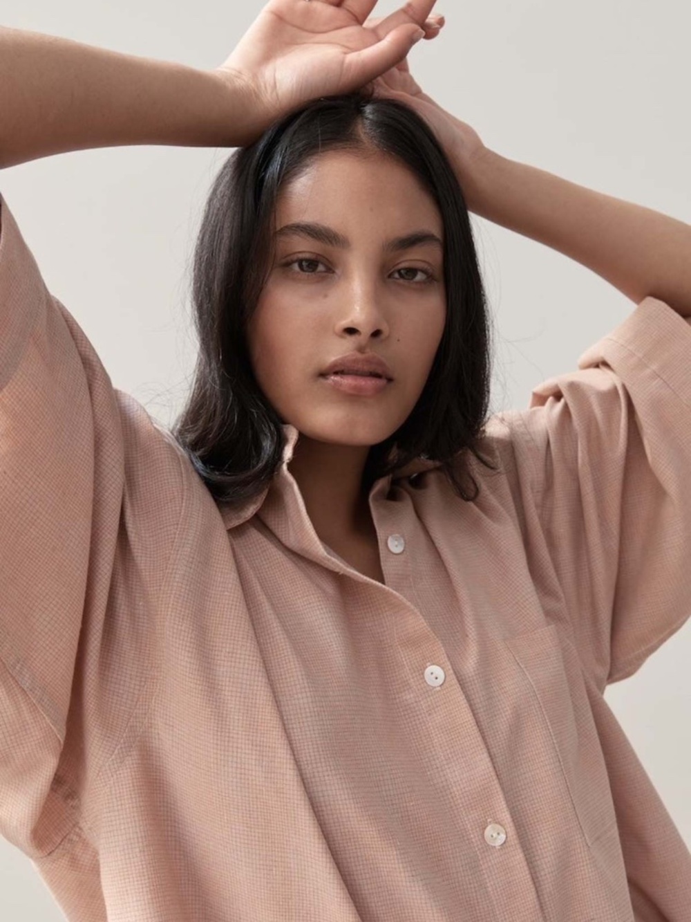 DEIJI STUDIOS The 03 Set In Mandarin Check From FW 2021 Long Soldout M/L